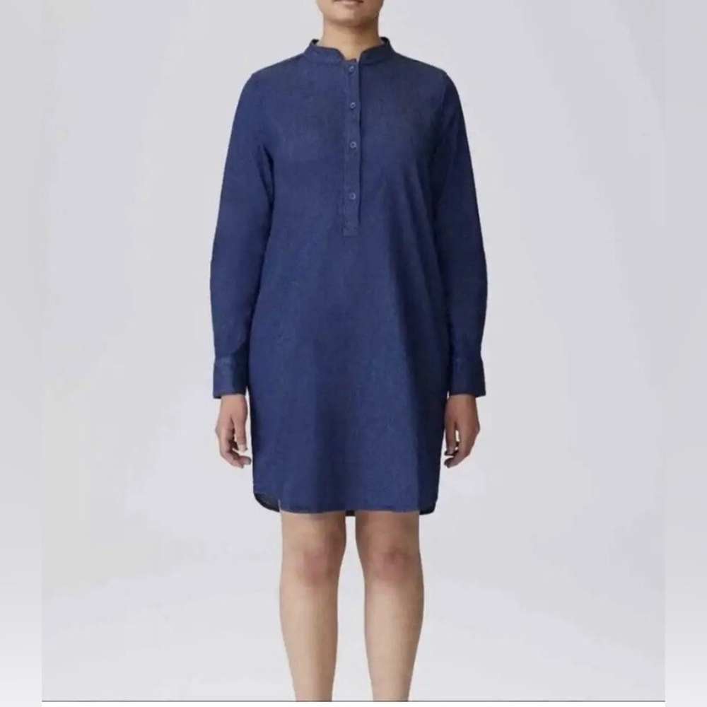 Universal Standard Hannah Button Down Denim Dress - image 2
